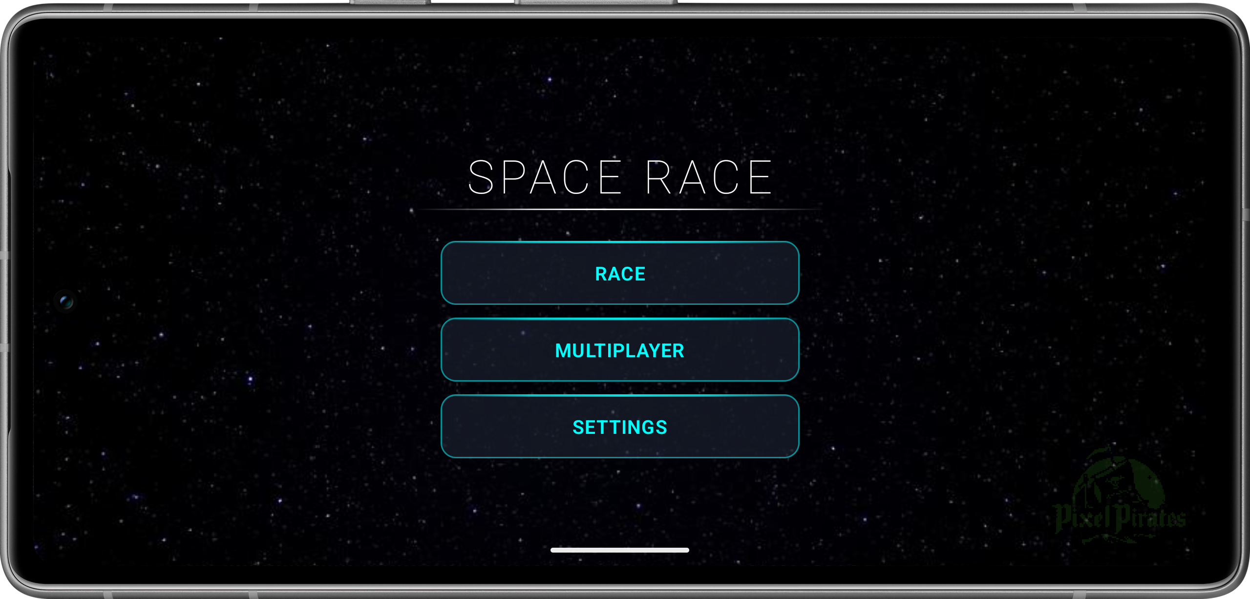 Space Race Hauptmenü