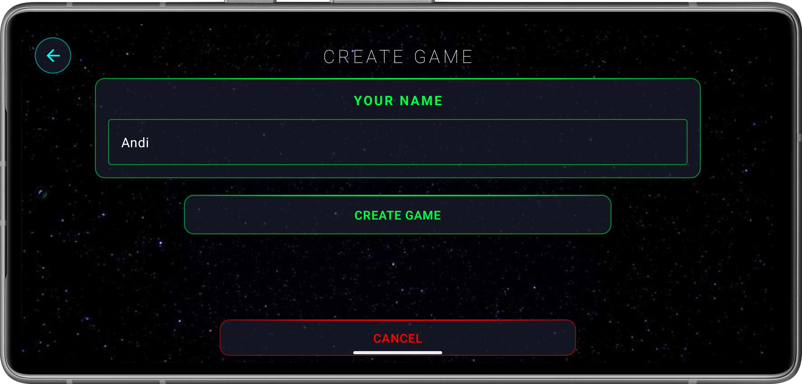 Space Race Multiplayer Lobby