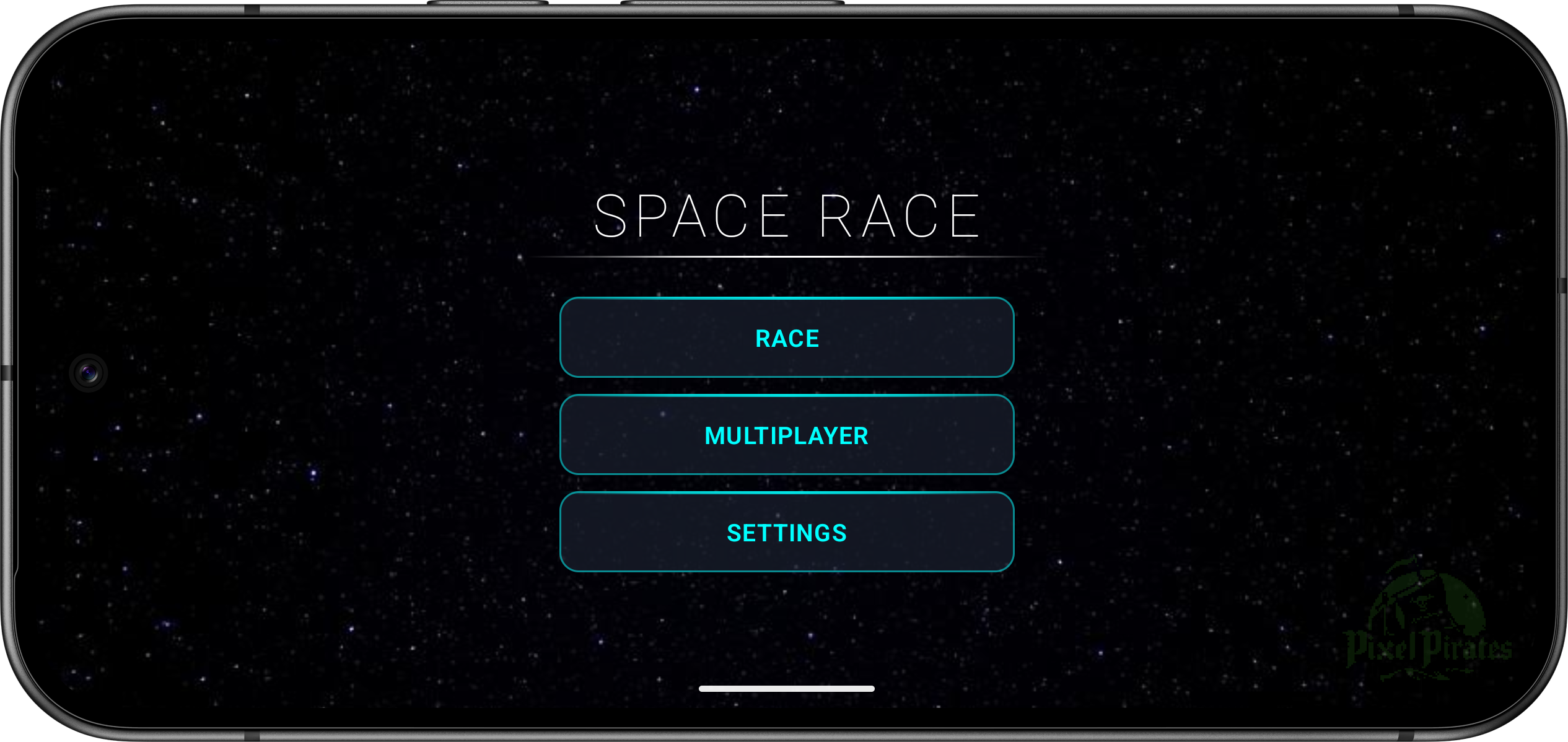 Space Race Ergebnisbildschirm